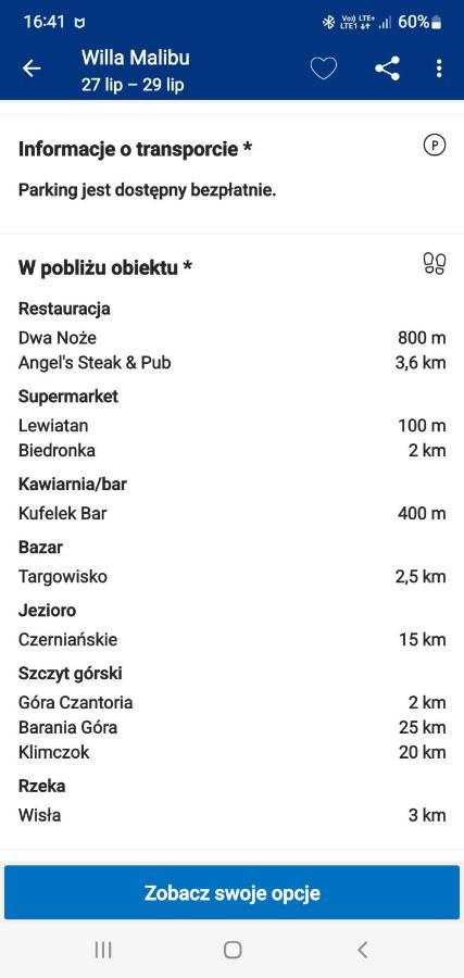 Willa Malibu Ustroń Eksteriør bilde
